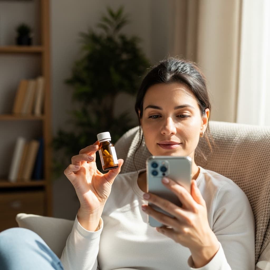 Pharmacist answering customer questions