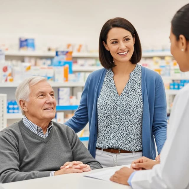 Friendly pharmacy staff in Saltillo